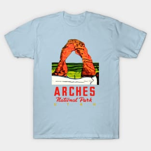 Arches National Park Utah Vintage Travel Decal T-Shirt